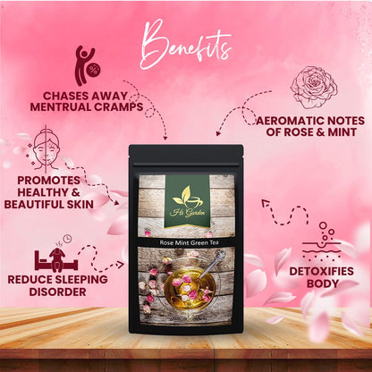 ROSE MINT GREEN TEA (30 GM)