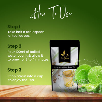 LEMON GRASS MINT GREEN TEA (30 GM)