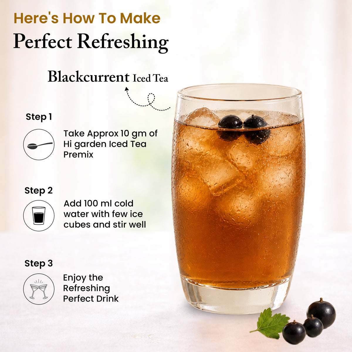 BLACK CURRENT ICE TEA