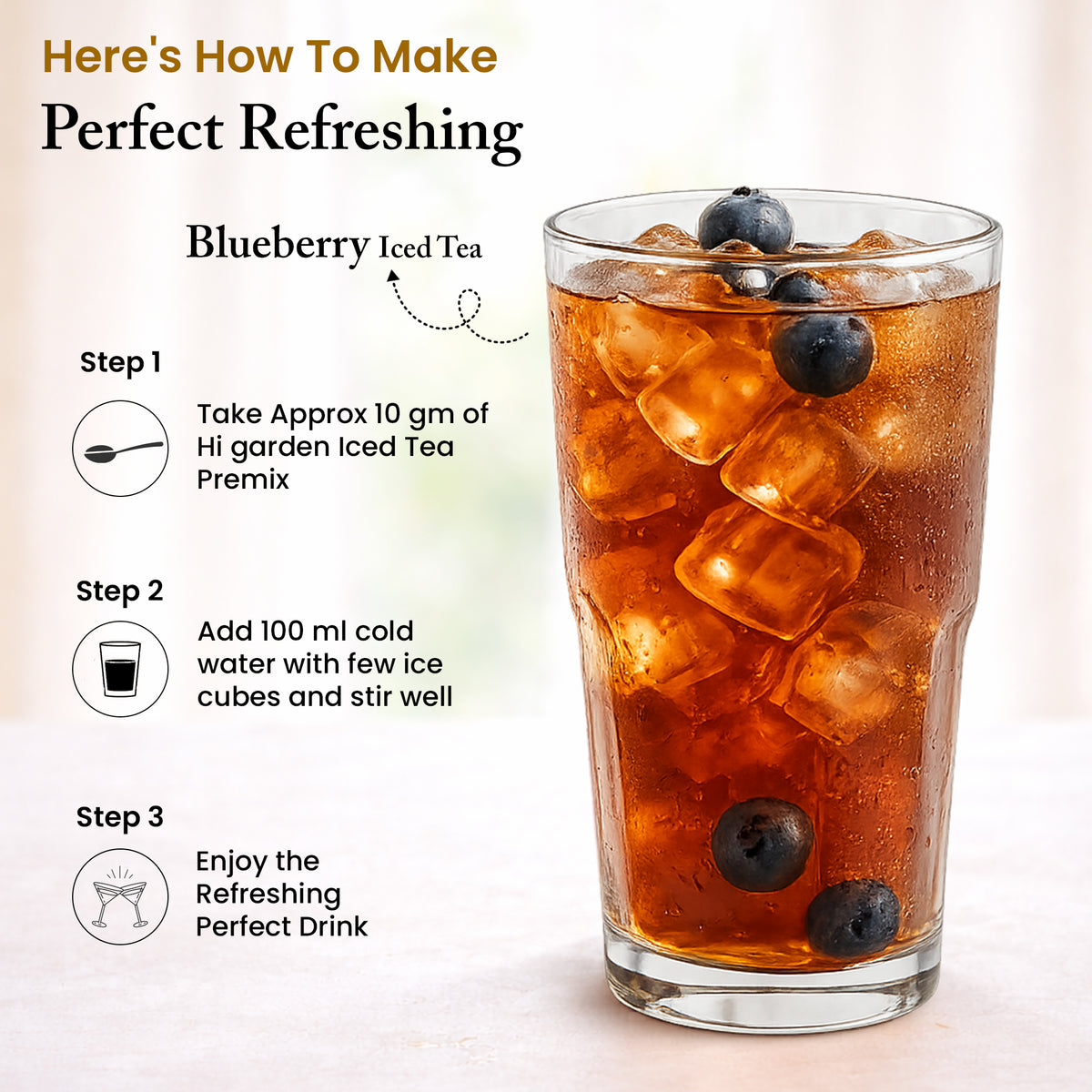 BLUEBERRY ICE TEA