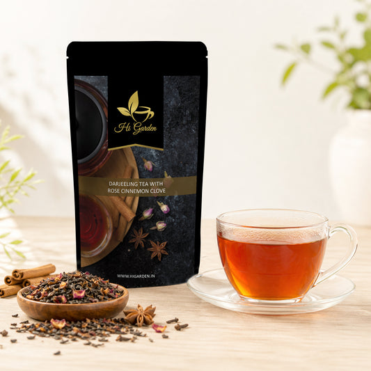 DARJEELING TEA WITH ROSE CLOVE AND CINNAMON (30 GM)