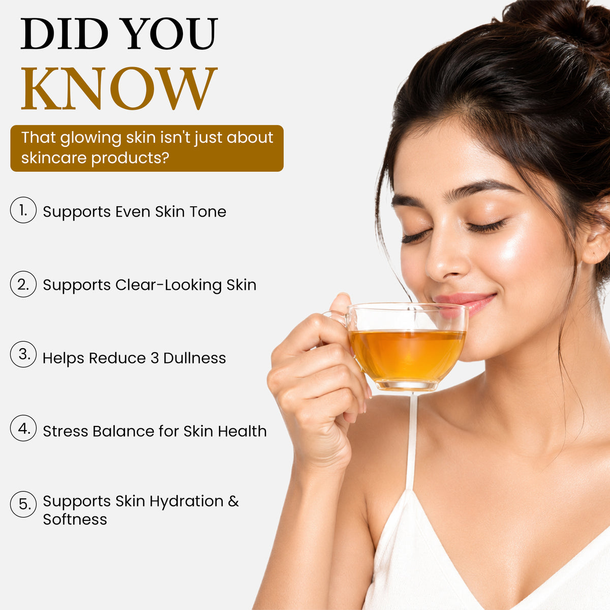 GLOWING SKIN GREEN TEA