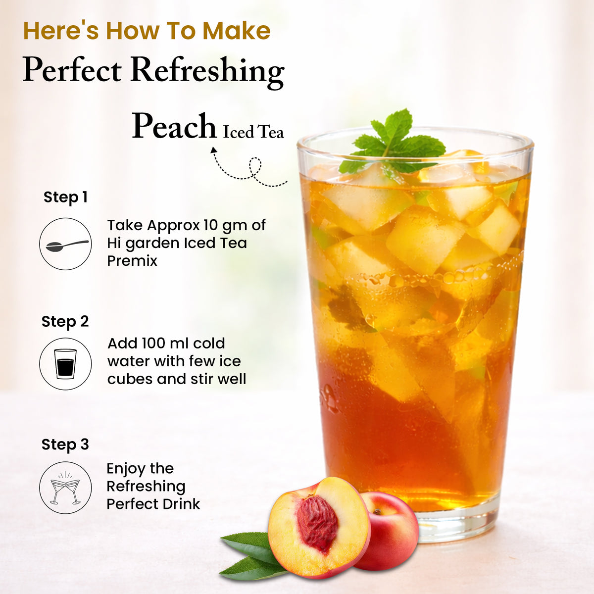 PEACH ICE TEA