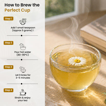 JASMINE CHAMOMILE GREEN TEA (30 GM)
